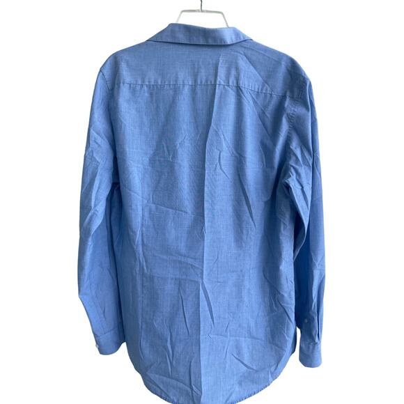 H&M Men's Blue Slim Fit Dress Shirt Large - Picture 2 of 8